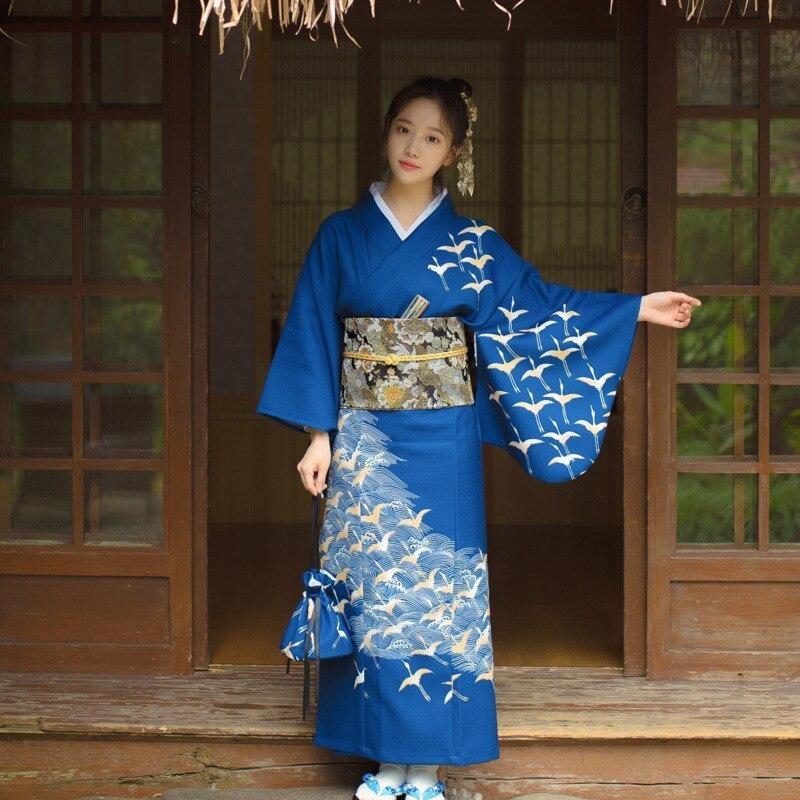 Royal Blue Kimono - Japan Beyond